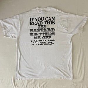 Vintage 1999 Bike Week Laconia, NH 76th Anniversary Shirt